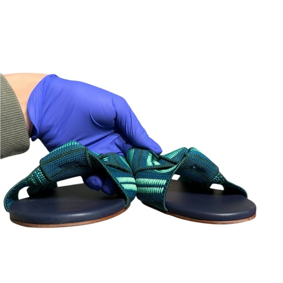 Rothy’s The Knot Sandal In Jungle Stripe Sz 8.5 - Picture 6 of 12